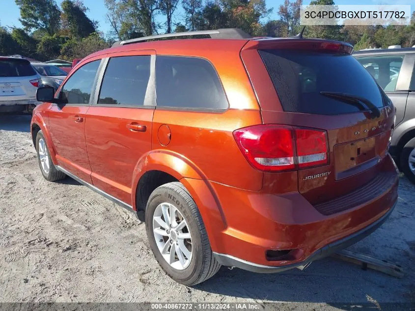 2013 Dodge Journey Sxt VIN: 3C4PDCBGXDT517782 Lot: 40867272