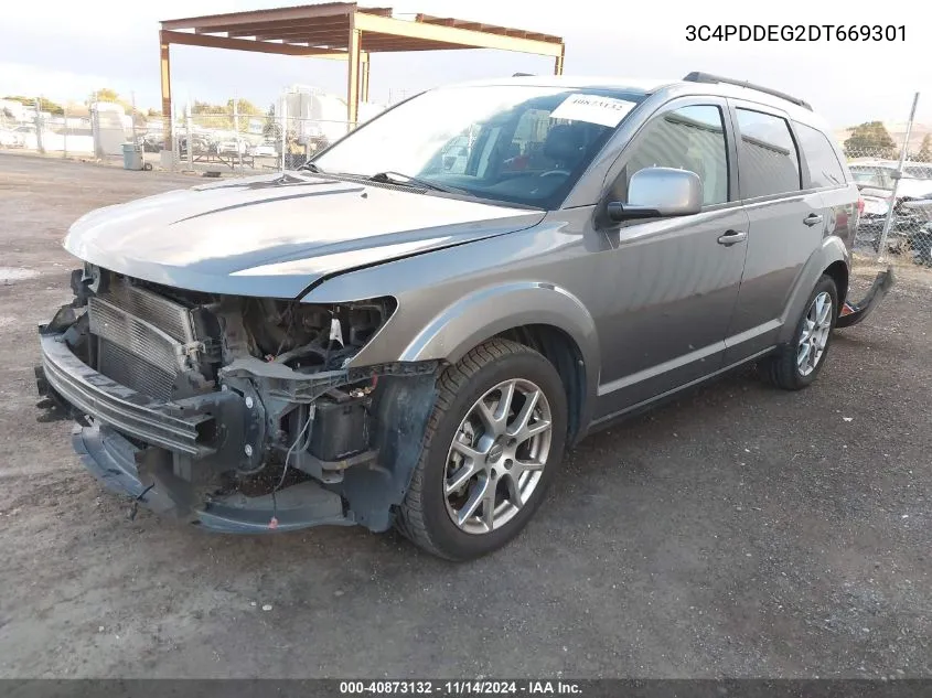 2013 Dodge Journey R/T VIN: 3C4PDDEG2DT669301 Lot: 40873132