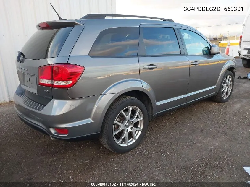 2013 Dodge Journey R/T VIN: 3C4PDDEG2DT669301 Lot: 40873132