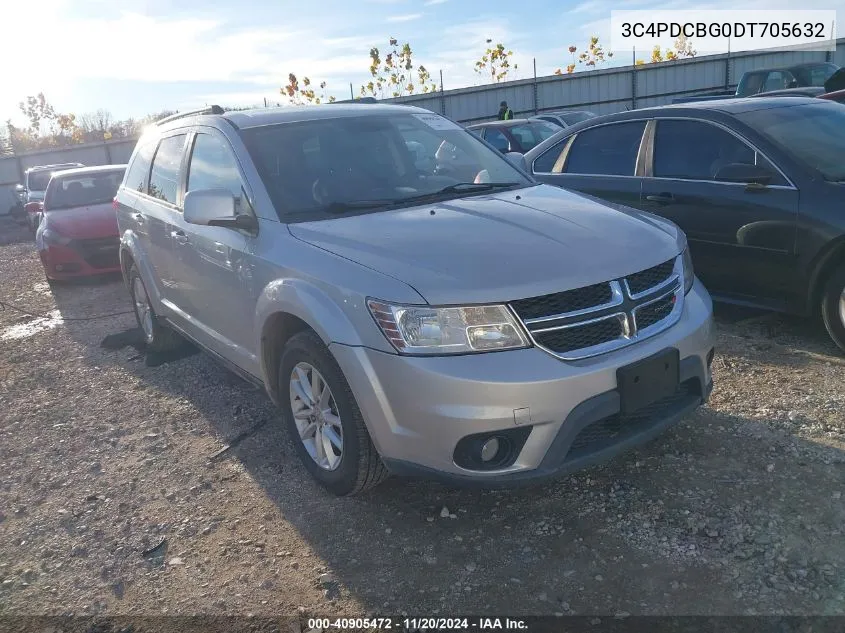 2013 Dodge Journey Sxt VIN: 3C4PDCBG0DT705632 Lot: 40905472