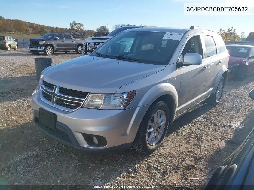 2013 Dodge Journey Sxt VIN: 3C4PDCBG0DT705632 Lot: 40905472