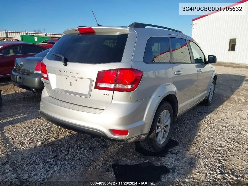 2013 Dodge Journey Sxt VIN: 3C4PDCBG0DT705632 Lot: 40905472