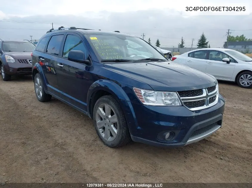 2014 Dodge Journey R/T VIN: 3C4PDDFG6ET304295 Lot: 12079381