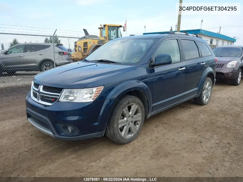 2014 Dodge Journey R/T VIN: 3C4PDDFG6ET304295 Lot: 12079381