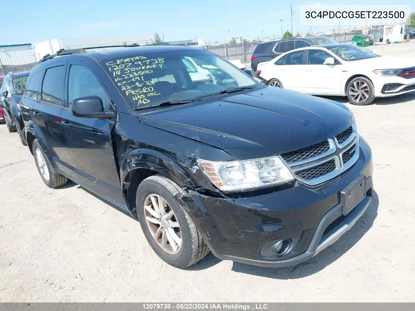 2014 Dodge Journey Sxt VIN: 3C4PDCCG5ET223500 Lot: 12079738