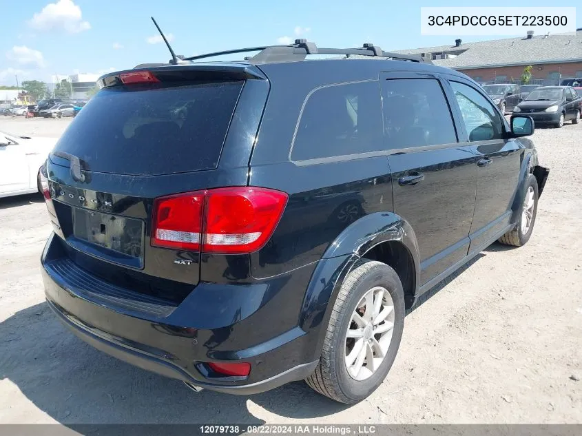 2014 Dodge Journey Sxt VIN: 3C4PDCCG5ET223500 Lot: 12079738