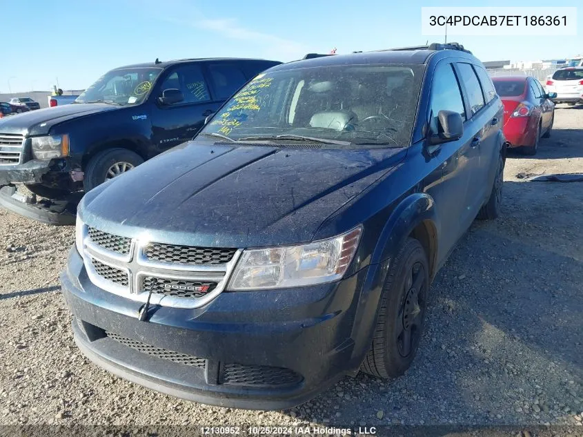 3C4PDCAB7ET186361 2014 Dodge Journey Se