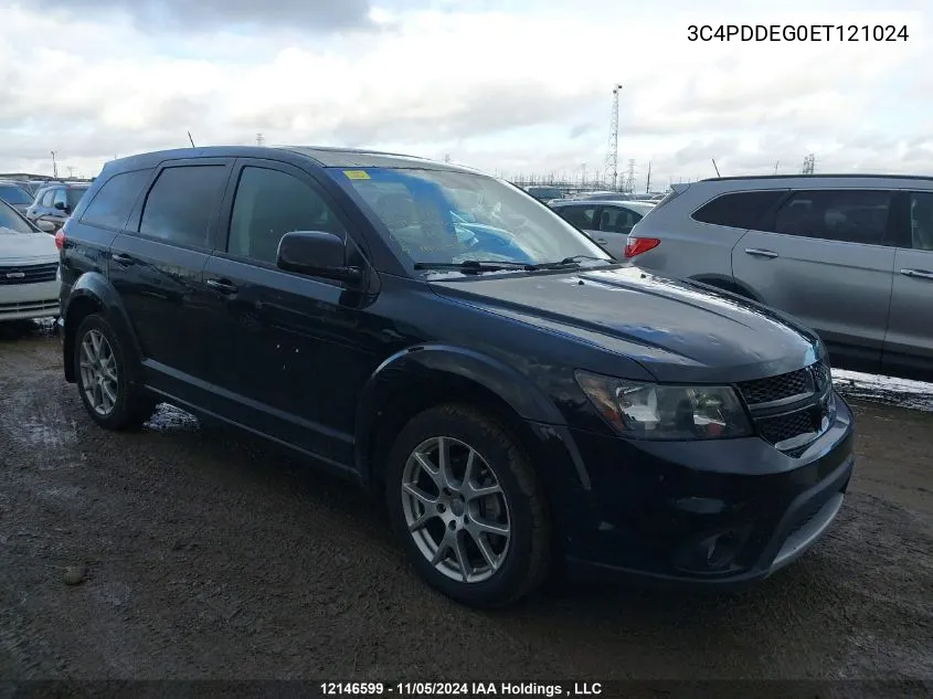 2014 Dodge Journey R/T VIN: 3C4PDDEG0ET121024 Lot: 12146599