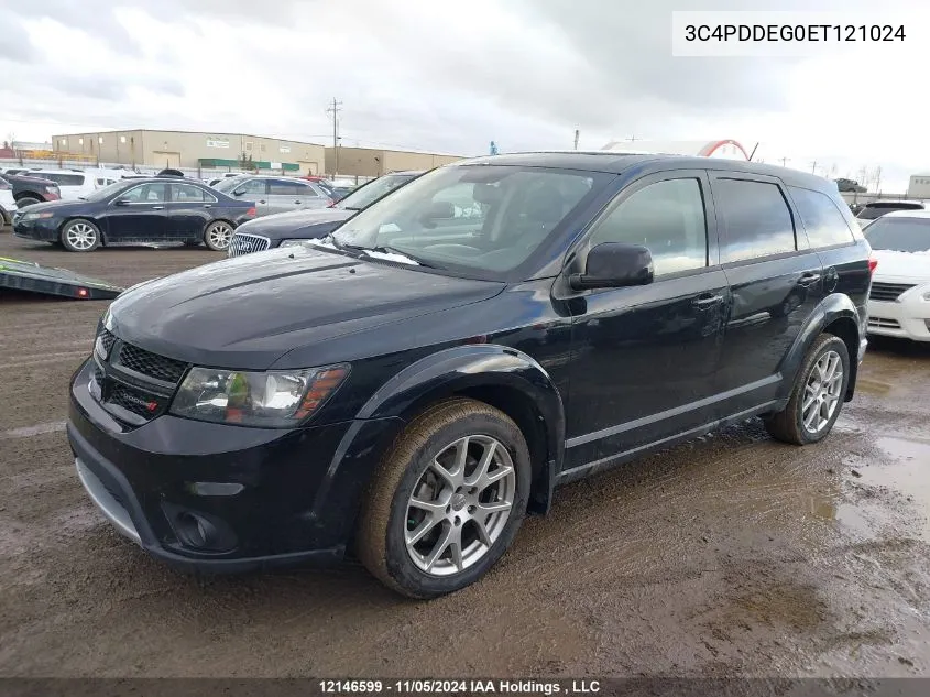 2014 Dodge Journey R/T VIN: 3C4PDDEG0ET121024 Lot: 12146599