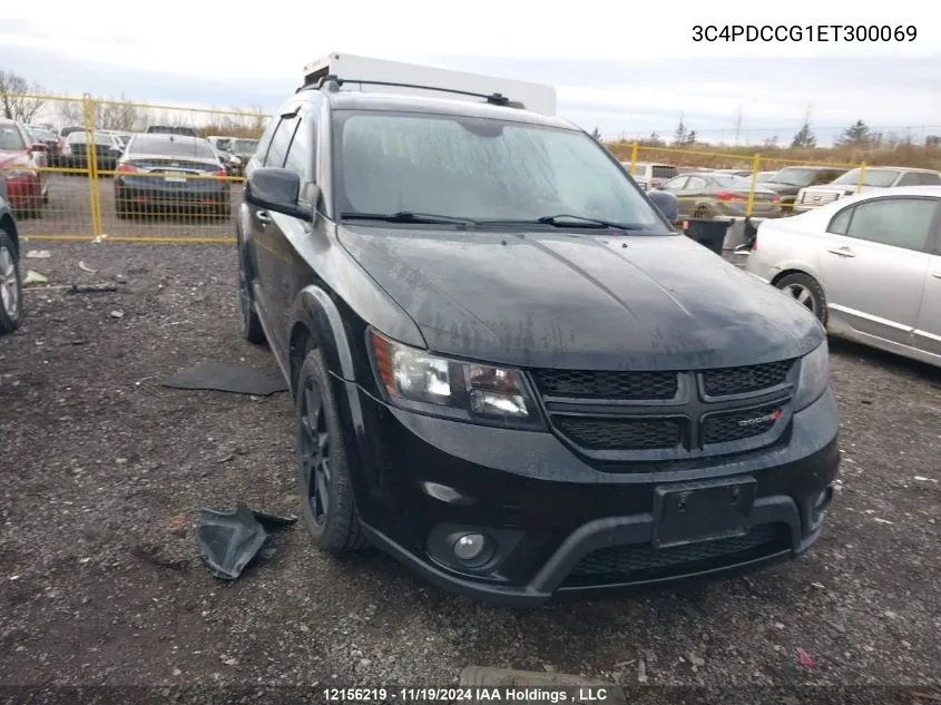 2014 Dodge Journey Sxt VIN: 3C4PDCCG1ET300069 Lot: 12156219