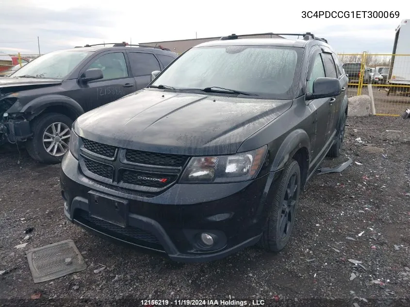 2014 Dodge Journey Sxt VIN: 3C4PDCCG1ET300069 Lot: 12156219