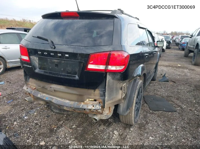 2014 Dodge Journey Sxt VIN: 3C4PDCCG1ET300069 Lot: 12156219