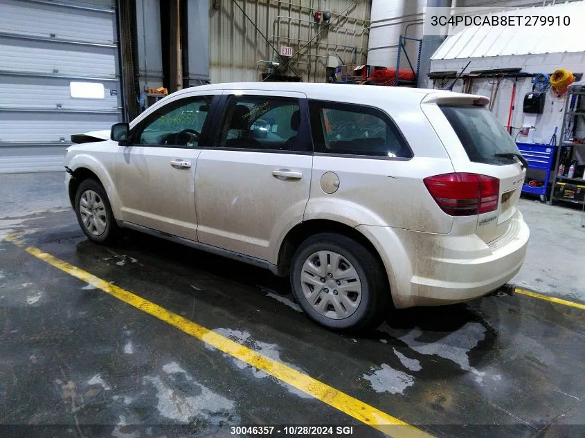 3C4PDCAB8ET279910 2014 Dodge Journey Se