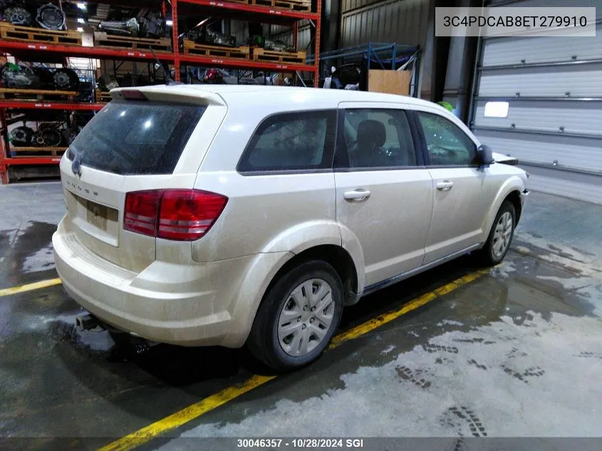 3C4PDCAB8ET279910 2014 Dodge Journey Se