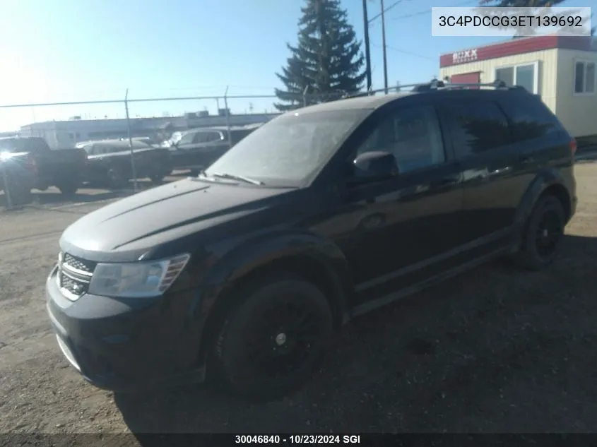 3C4PDCCG3ET139692 2014 Dodge Journey Sxt