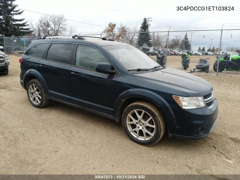 3C4PDCCG1ET103824 2014 Dodge Journey Sxt