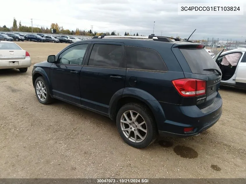 3C4PDCCG1ET103824 2014 Dodge Journey Sxt