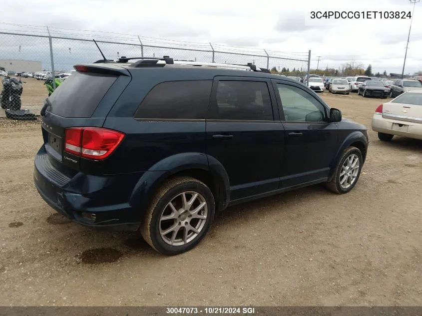 3C4PDCCG1ET103824 2014 Dodge Journey Sxt