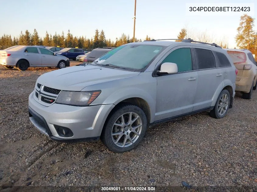 2014 Dodge Journey R/T VIN: 3C4PDDEG8ET122423 Lot: 30049081