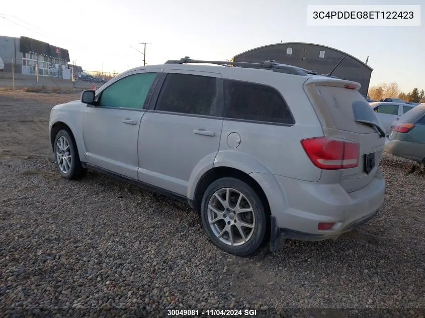 2014 Dodge Journey R/T VIN: 3C4PDDEG8ET122423 Lot: 30049081