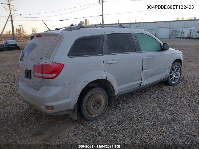 2014 Dodge Journey R/T VIN: 3C4PDDEG8ET122423 Lot: 30049081