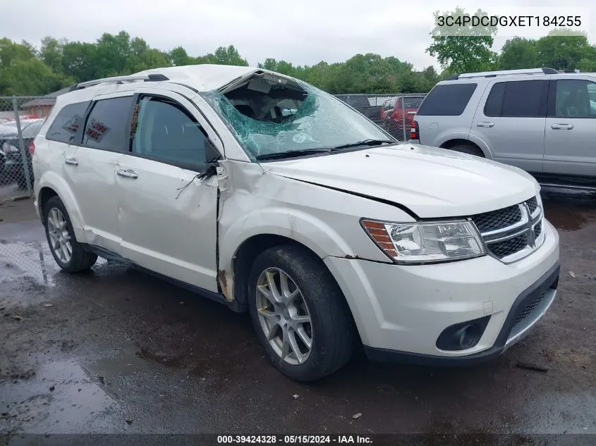 3C4PDCDGXET184255 2014 Dodge Journey Limited