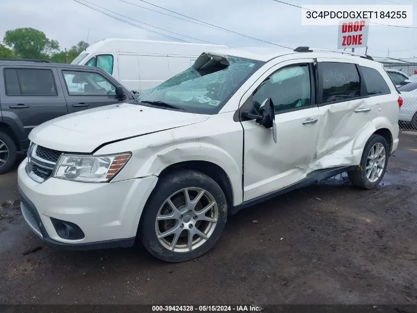 3C4PDCDGXET184255 2014 Dodge Journey Limited