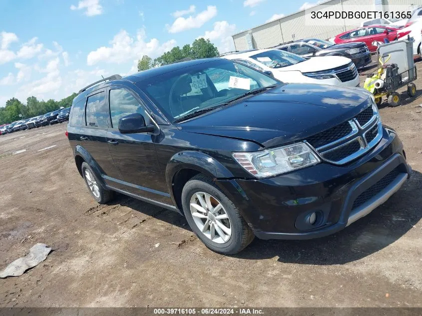 2014 Dodge Journey Sxt VIN: 3C4PDDBG0ET161365 Lot: 39716105