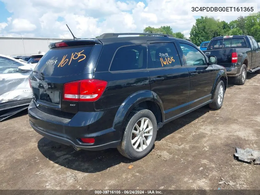 2014 Dodge Journey Sxt VIN: 3C4PDDBG0ET161365 Lot: 39716105