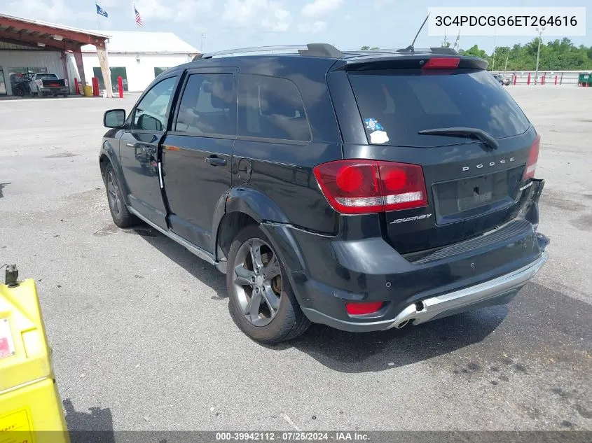 2014 Dodge Journey Crossroad VIN: 3C4PDCGG6ET264616 Lot: 39942112