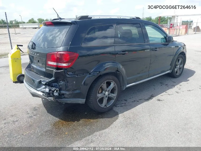 2014 Dodge Journey Crossroad VIN: 3C4PDCGG6ET264616 Lot: 39942112