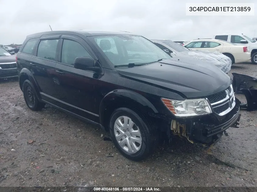 2014 Dodge Journey American Value Pkg VIN: 3C4PDCAB1ET213859 Lot: 40048106