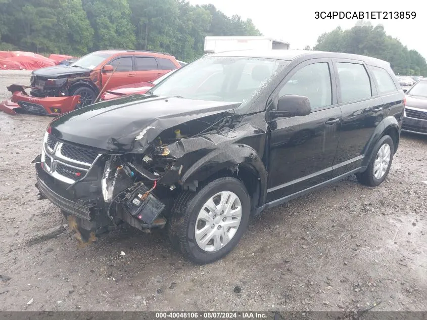 2014 Dodge Journey American Value Pkg VIN: 3C4PDCAB1ET213859 Lot: 40048106