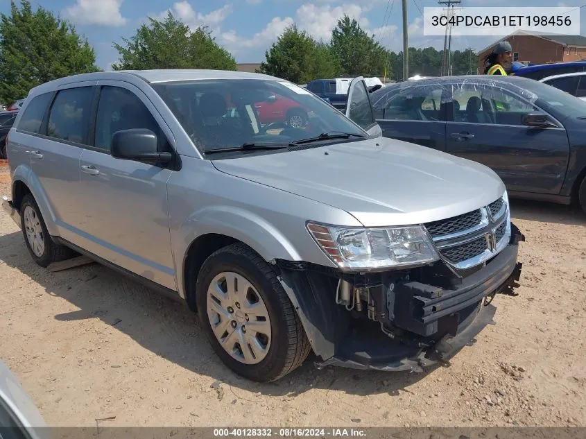 2014 Dodge Journey American Value Pkg VIN: 3C4PDCAB1ET198456 Lot: 40128332