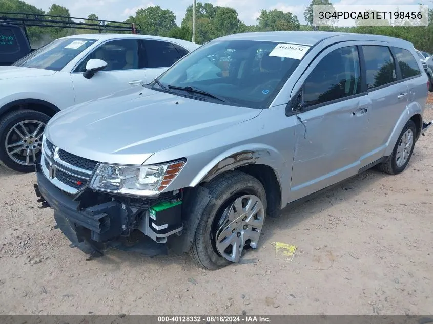 2014 Dodge Journey American Value Pkg VIN: 3C4PDCAB1ET198456 Lot: 40128332