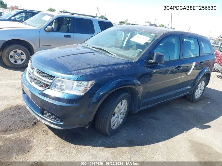 2014 Dodge Journey American Value Pkg VIN: 3C4PDCAB8ET256630 Lot: 40167439