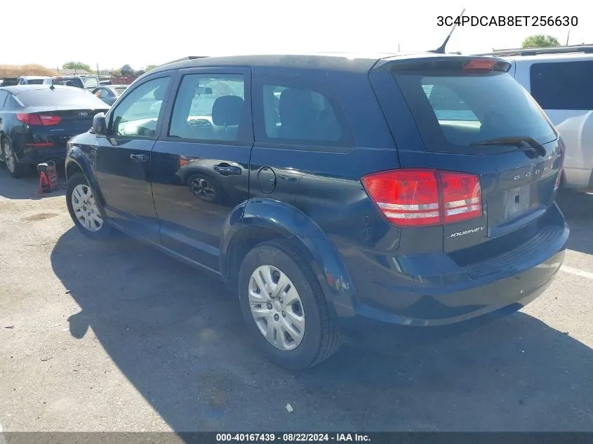 2014 Dodge Journey American Value Pkg VIN: 3C4PDCAB8ET256630 Lot: 40167439