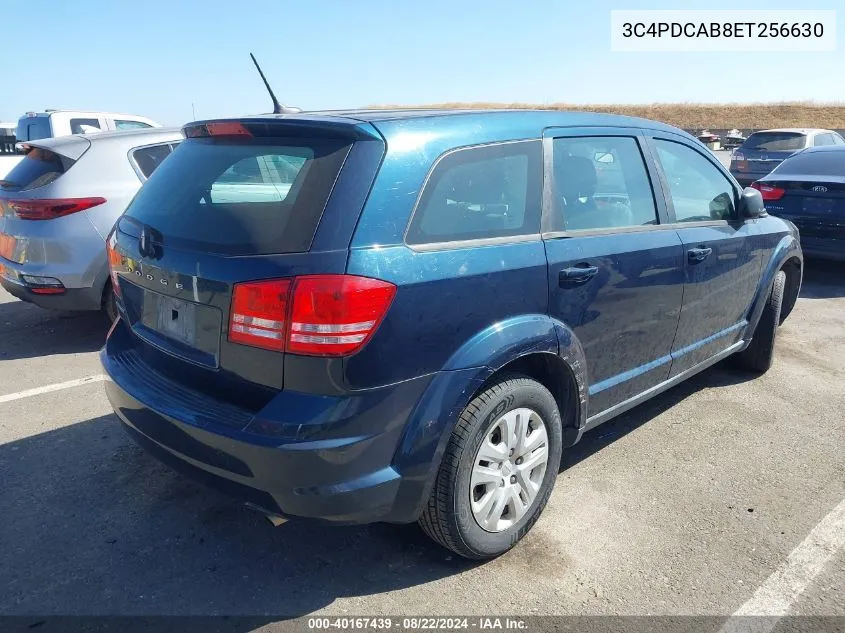 2014 Dodge Journey American Value Pkg VIN: 3C4PDCAB8ET256630 Lot: 40167439