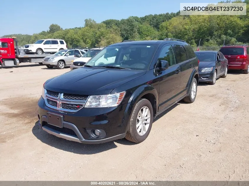 2014 Dodge Journey Sxt VIN: 3C4PDCBG4ET237230 Lot: 40202621