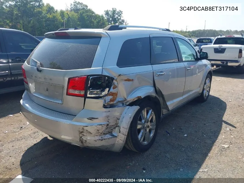 3C4PDCAB8ET317104 2014 Dodge Journey Se