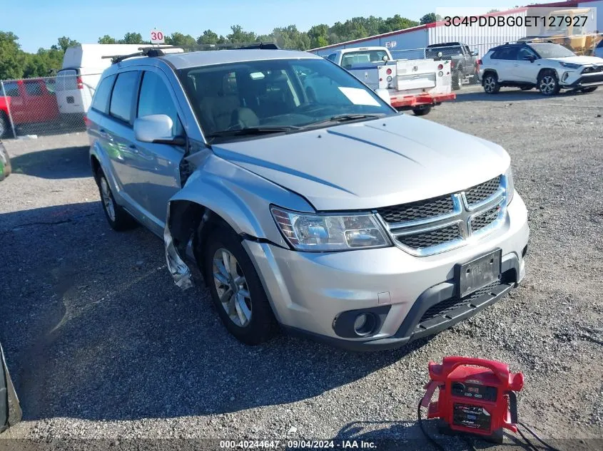 2014 Dodge Journey Sxt VIN: 3C4PDDBG0ET127927 Lot: 40244647