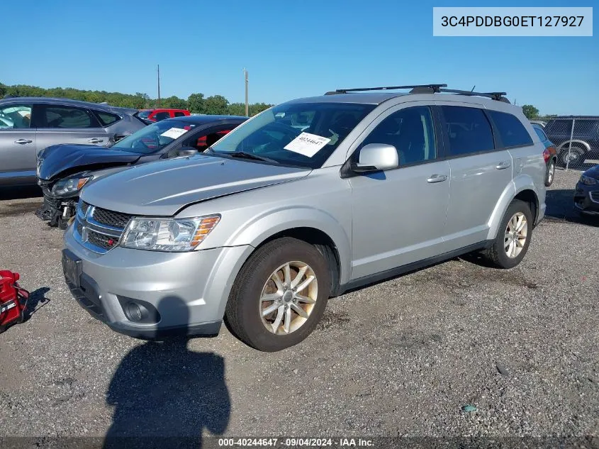 2014 Dodge Journey Sxt VIN: 3C4PDDBG0ET127927 Lot: 40244647