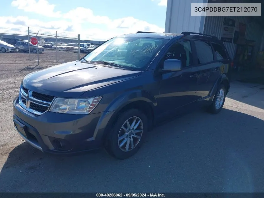 2014 Dodge Journey Sxt VIN: 3C4PDDBG7ET212070 Lot: 40256062