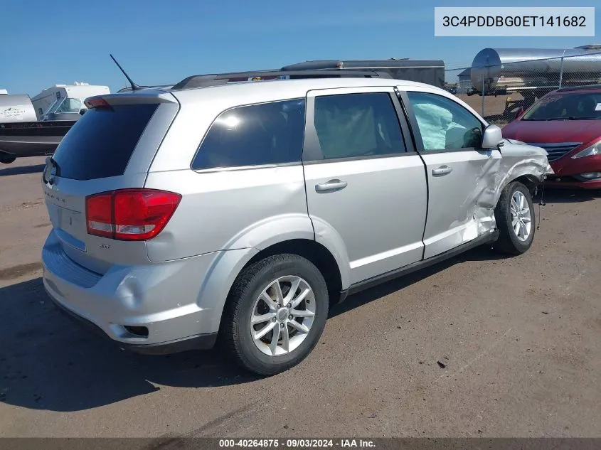 2014 Dodge Journey Sxt VIN: 3C4PDDBG0ET141682 Lot: 40264875