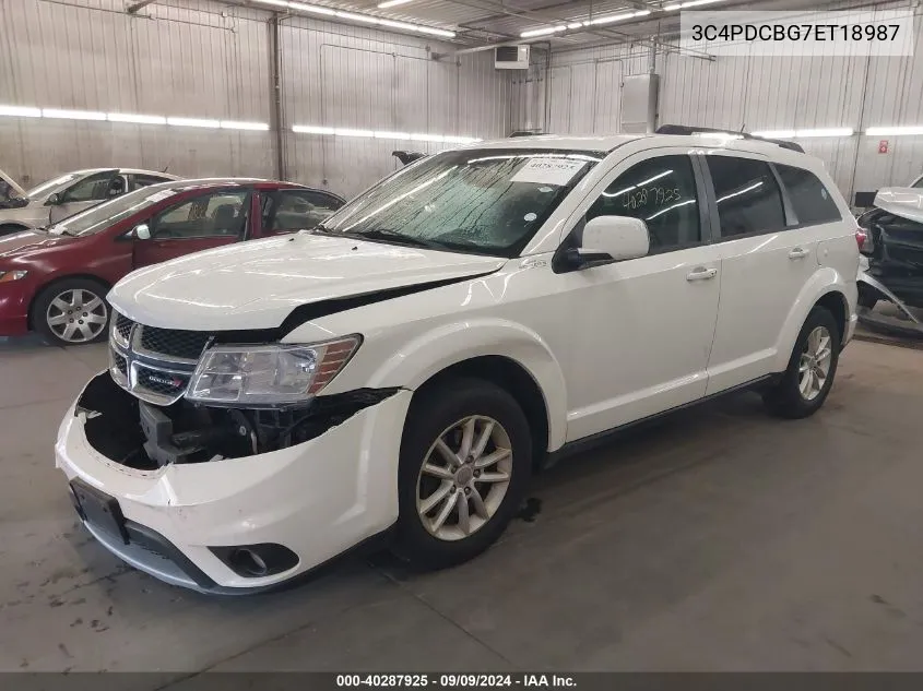 3C4PDCBG7ET18987 2014 Dodge Journey Sxt