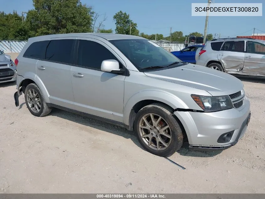 2014 Dodge Journey R/T VIN: 3C4PDDEGXET300820 Lot: 40319894