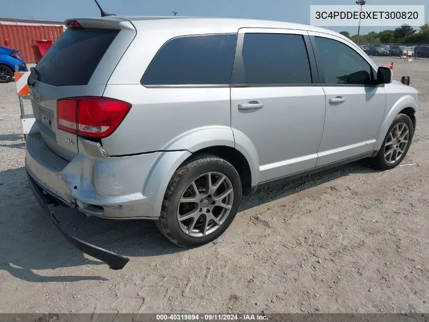 2014 Dodge Journey R/T VIN: 3C4PDDEGXET300820 Lot: 40319894