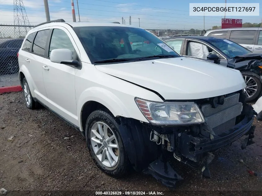 2014 Dodge Journey Sxt VIN: 3C4PDCBG6ET127697 Lot: 40326829