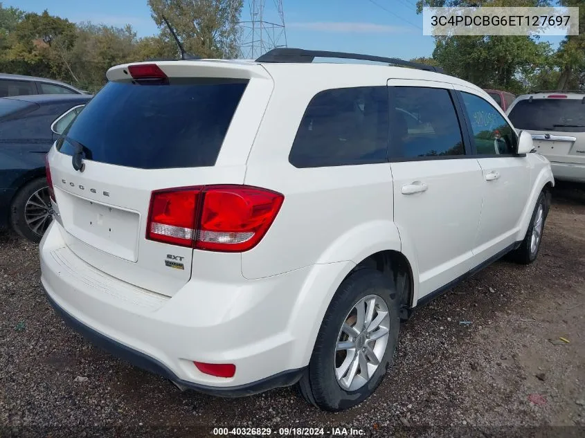 2014 Dodge Journey Sxt VIN: 3C4PDCBG6ET127697 Lot: 40326829