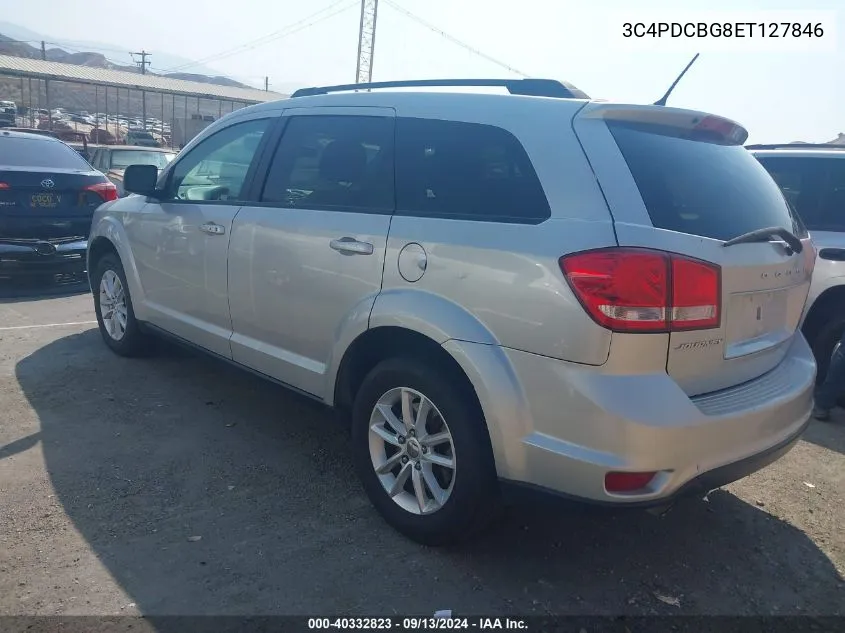 2014 Dodge Journey Sxt VIN: 3C4PDCBG8ET127846 Lot: 40332823